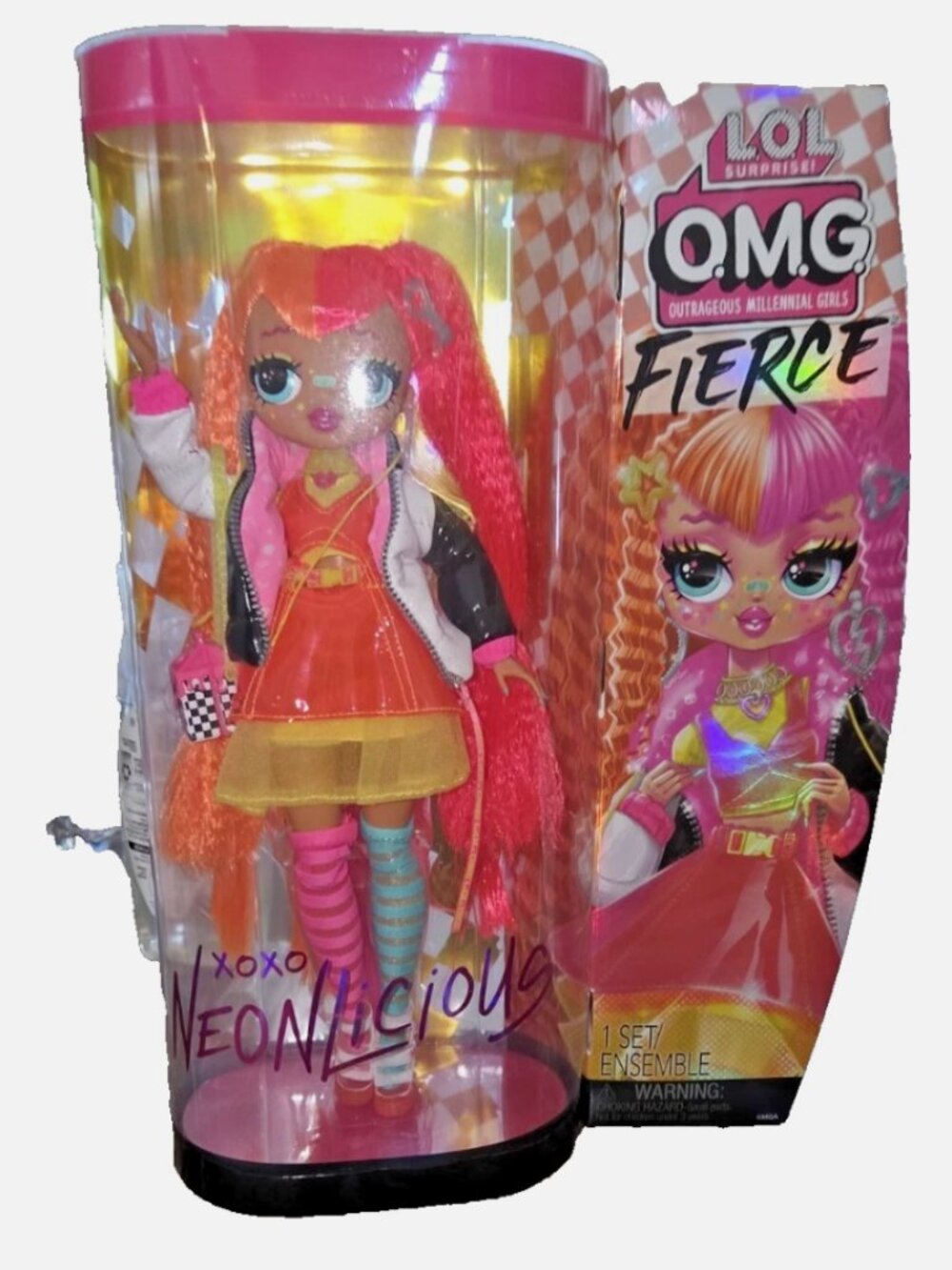 L.O.L. Surprise! O.M.G. Fierce Neonlicious Fashion Doll New in Box